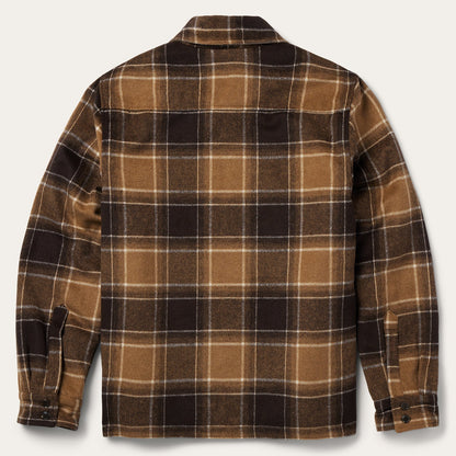 Brown Plaid Western Coat Brown
