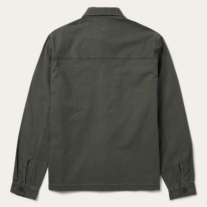 Stretch Canvas Jac-Shirt Green