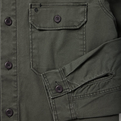 Stretch Canvas Jac-Shirt Green