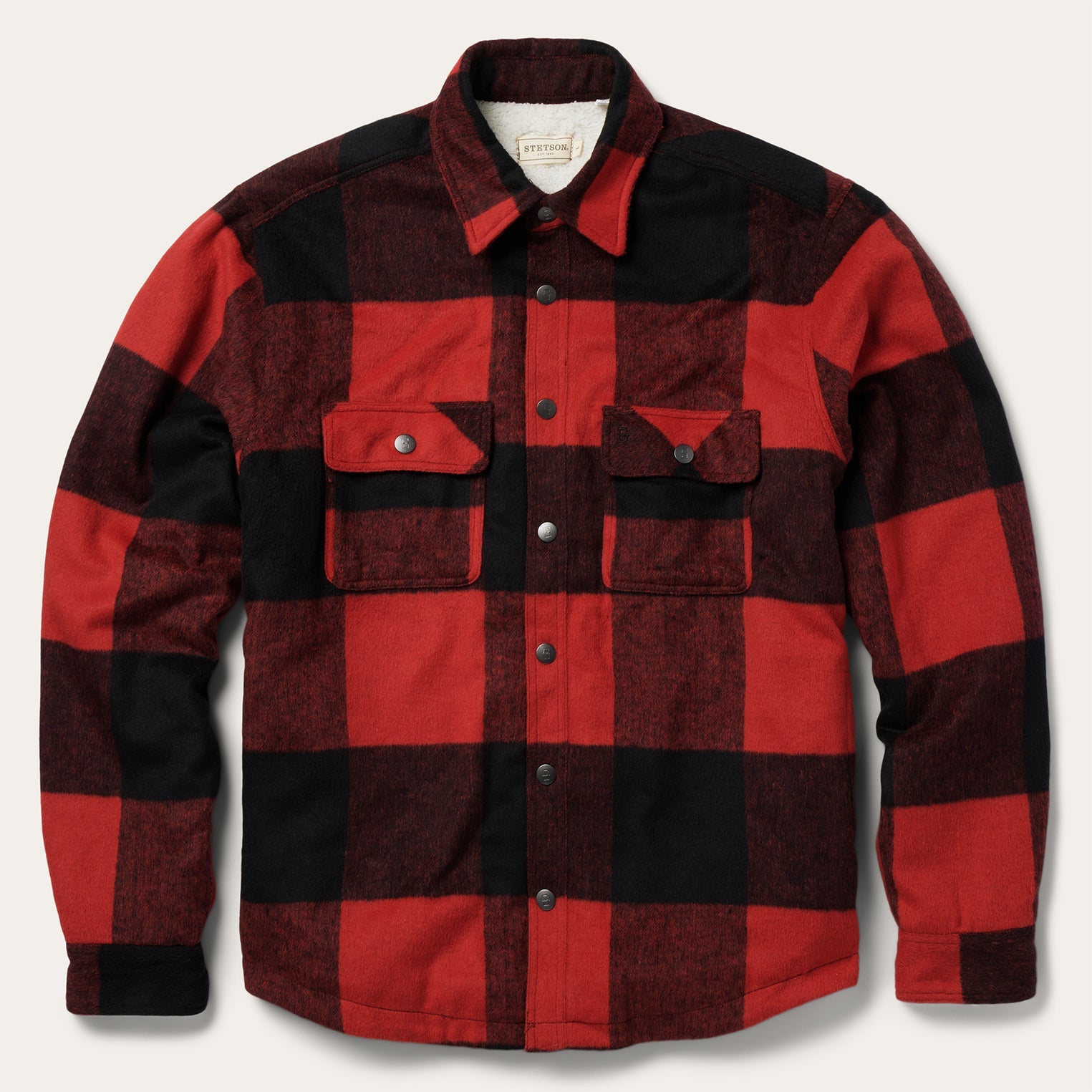 Buffalo Plaid Western Coat Red