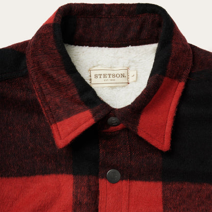 Buffalo Plaid Western Coat Red