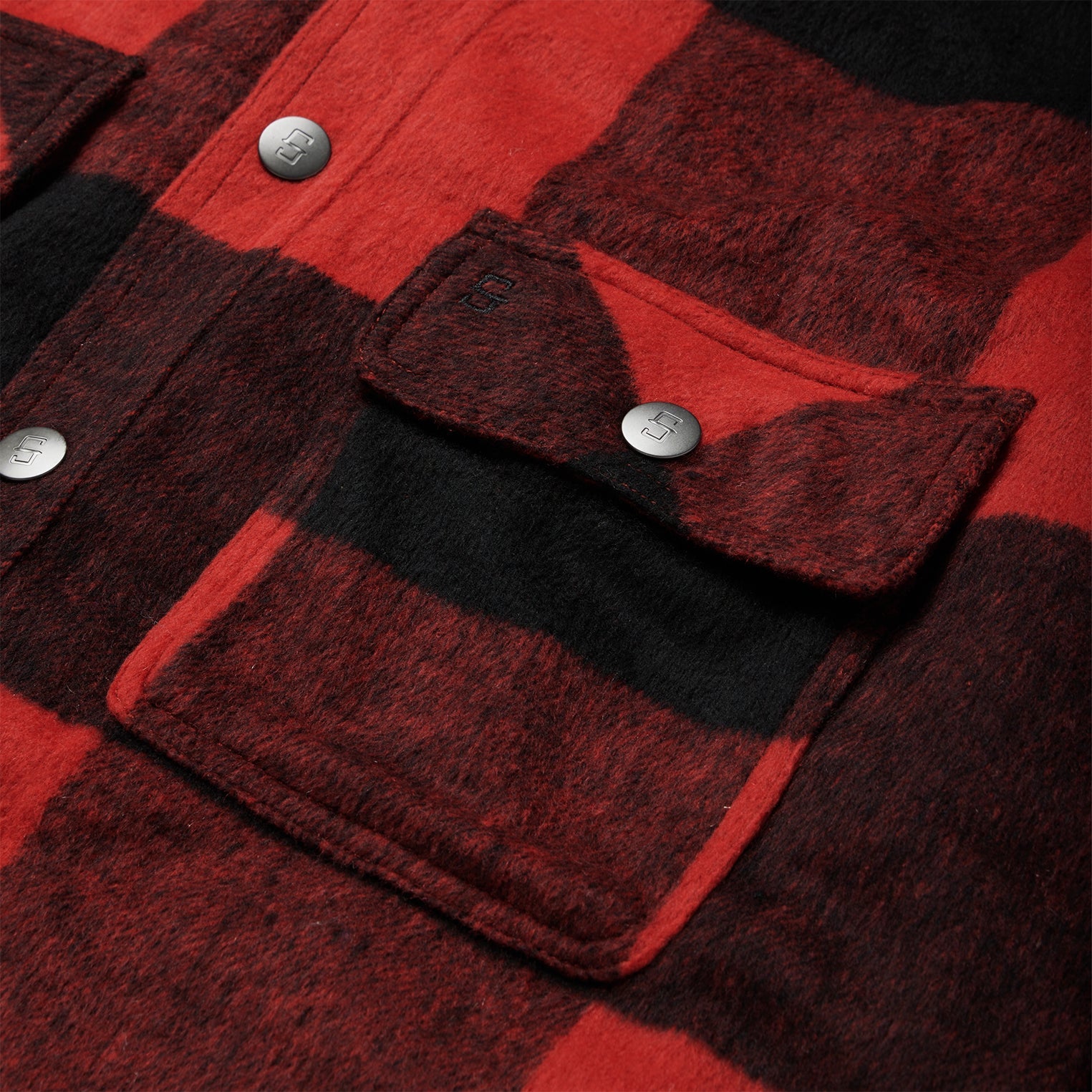 Buffalo Plaid Western Coat Red