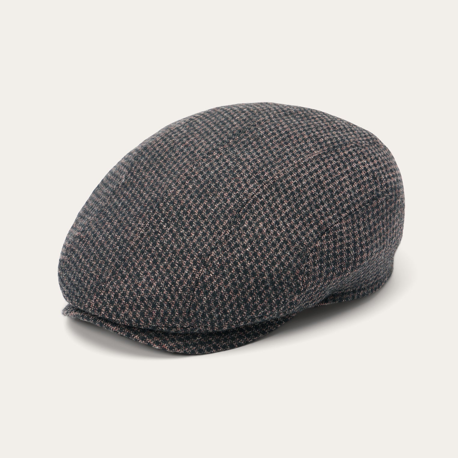 Wool Ivy Cap Brown/Beige Mix