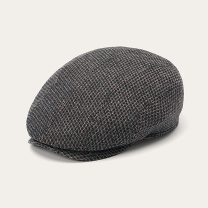 Wool Ivy Cap Brown/Beige Mix