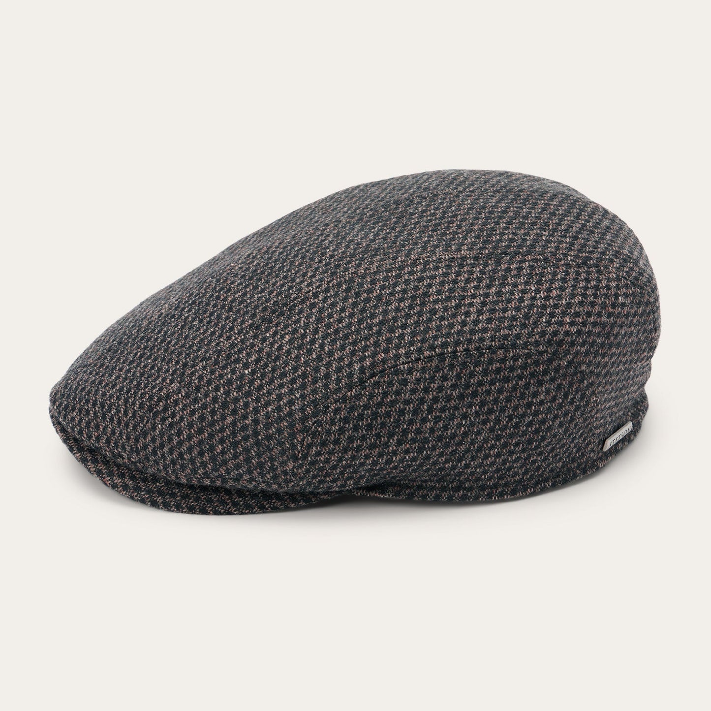 Wool Ivy Cap Brown/Beige Mix