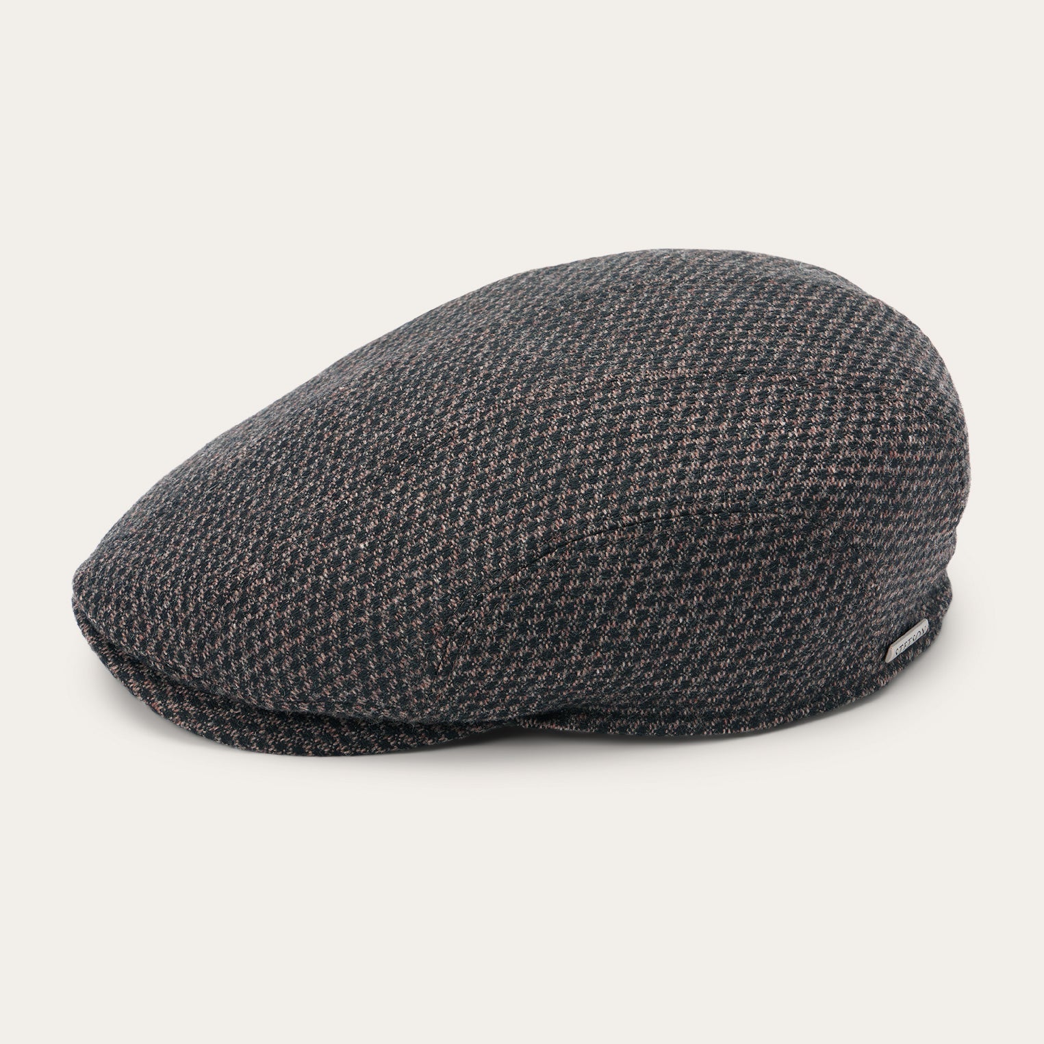 Wool Ivy Cap Brown/Beige Mix