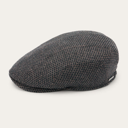 Wool Ivy Cap Brown/Beige Mix