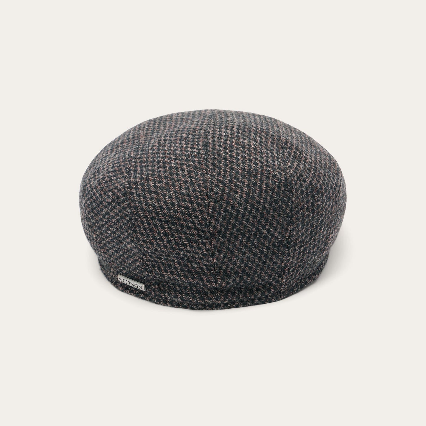 Wool Ivy Cap Brown/Beige Mix