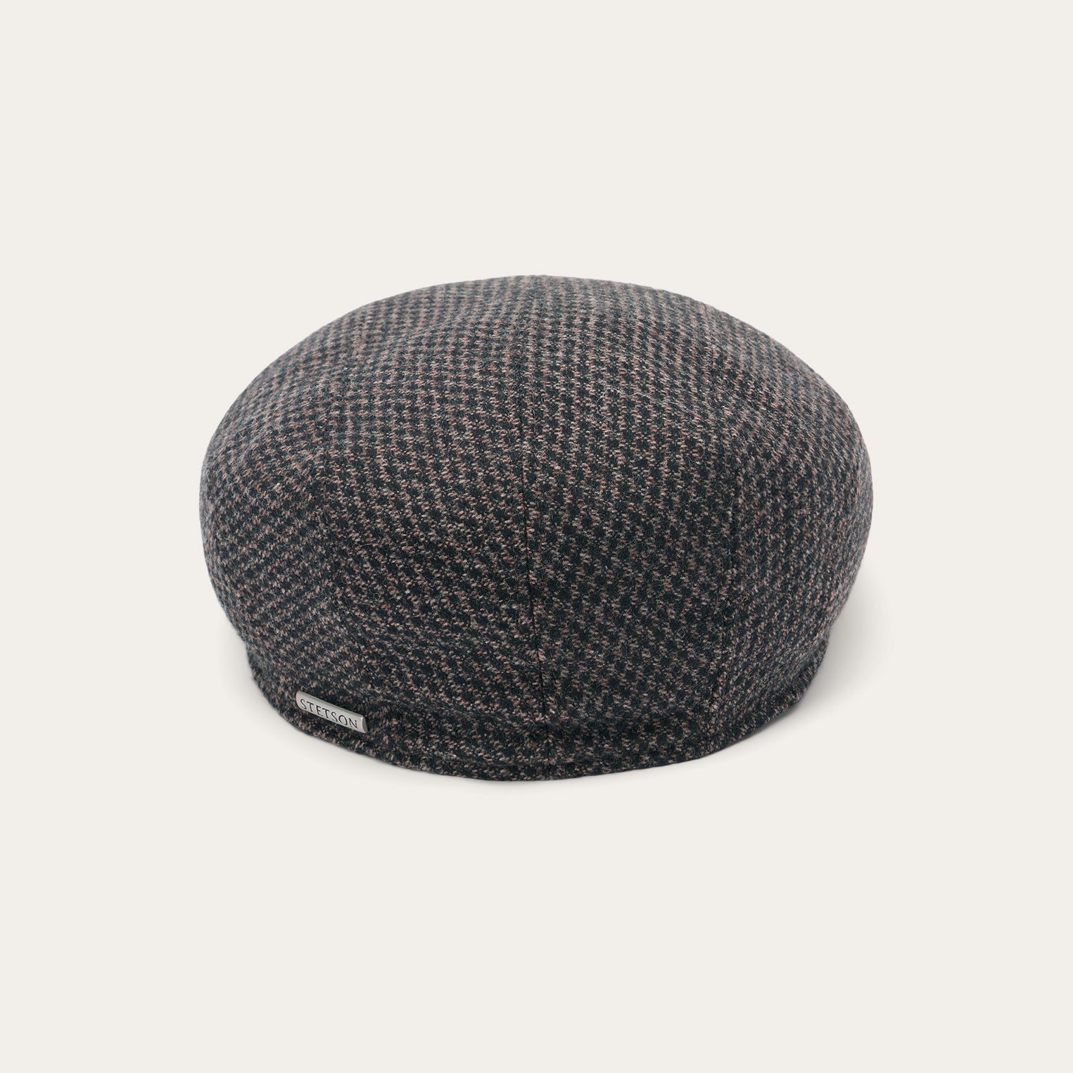 Wool Ivy Cap Brown/Beige Mix