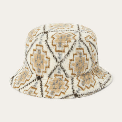 Navajo Jersey Bucket Hat Off White / Beige