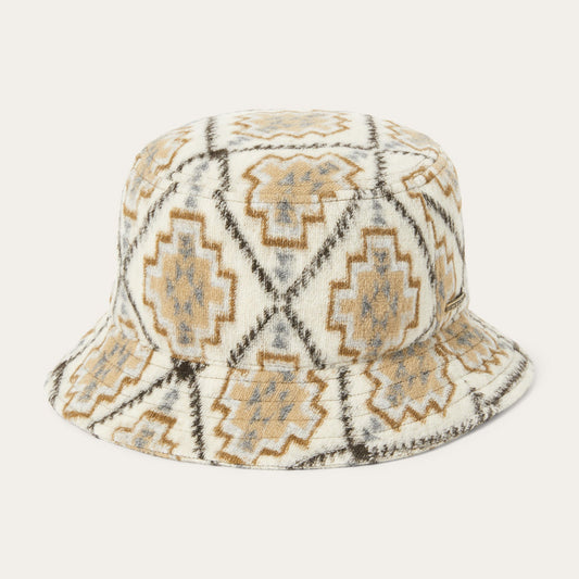 Navajo Jersey Bucket Hat Off White / Beige