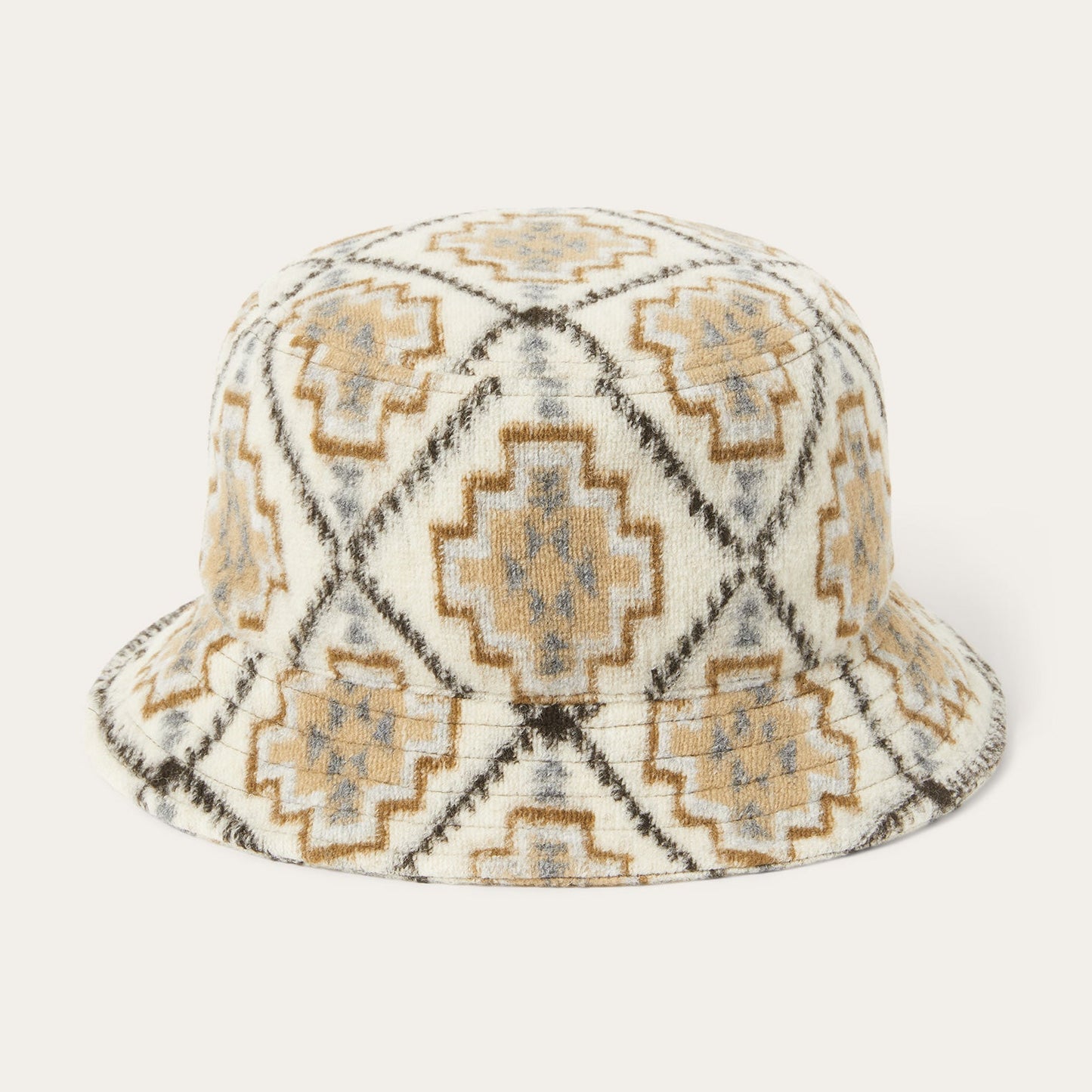 Navajo Jersey Bucket Hat Off White / Beige