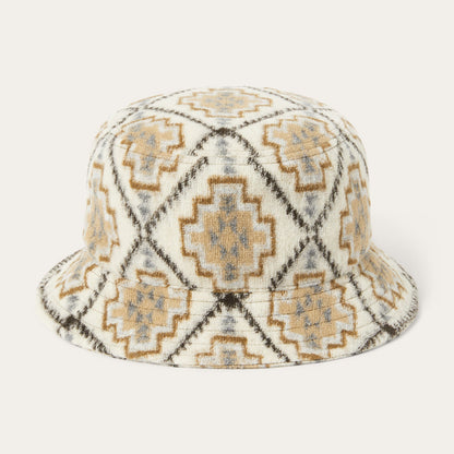 Navajo Jersey Bucket Hat Off White / Beige