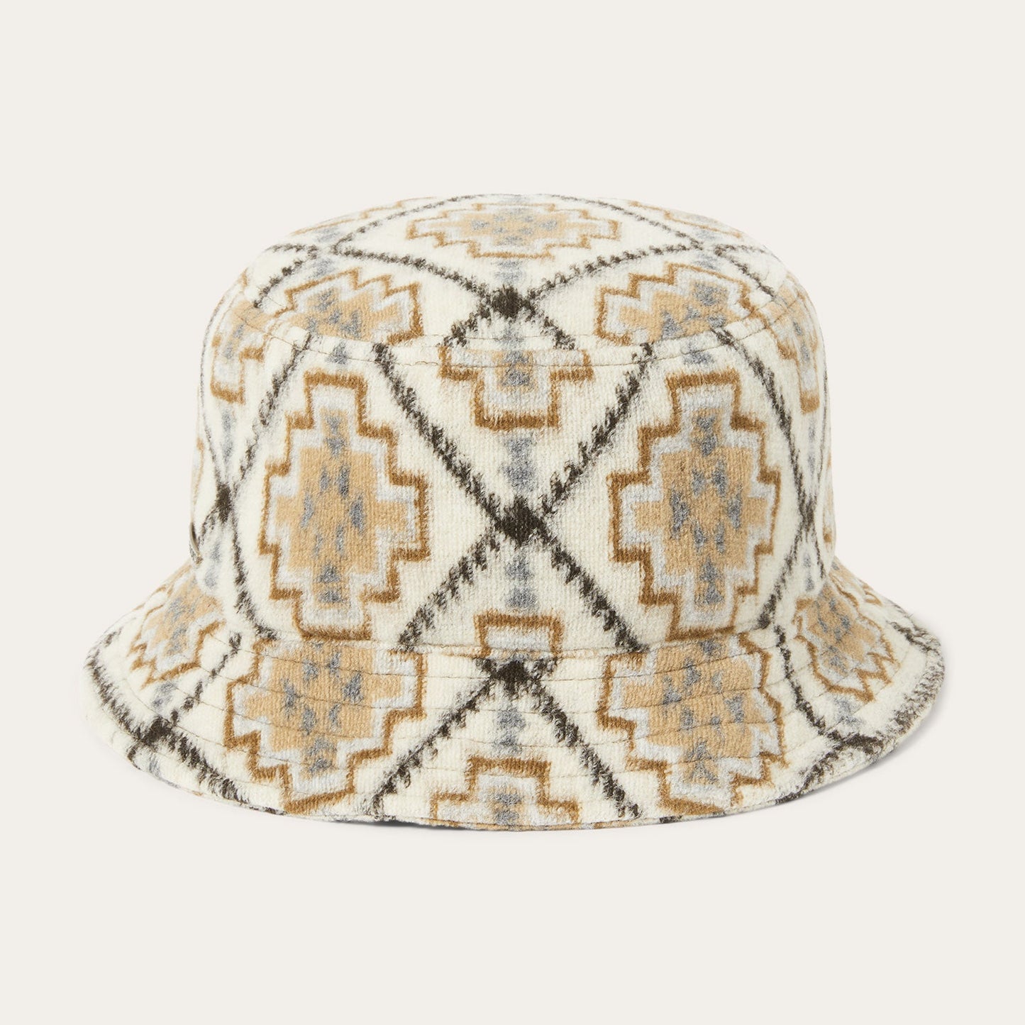 Navajo Jersey Bucket Hat Off White / Beige
