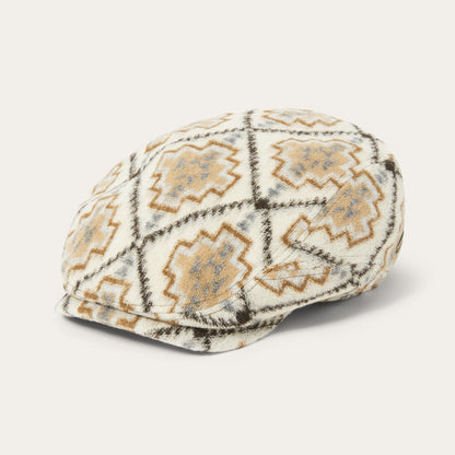 Navajo Jersey Driver Cap Off White / Beige