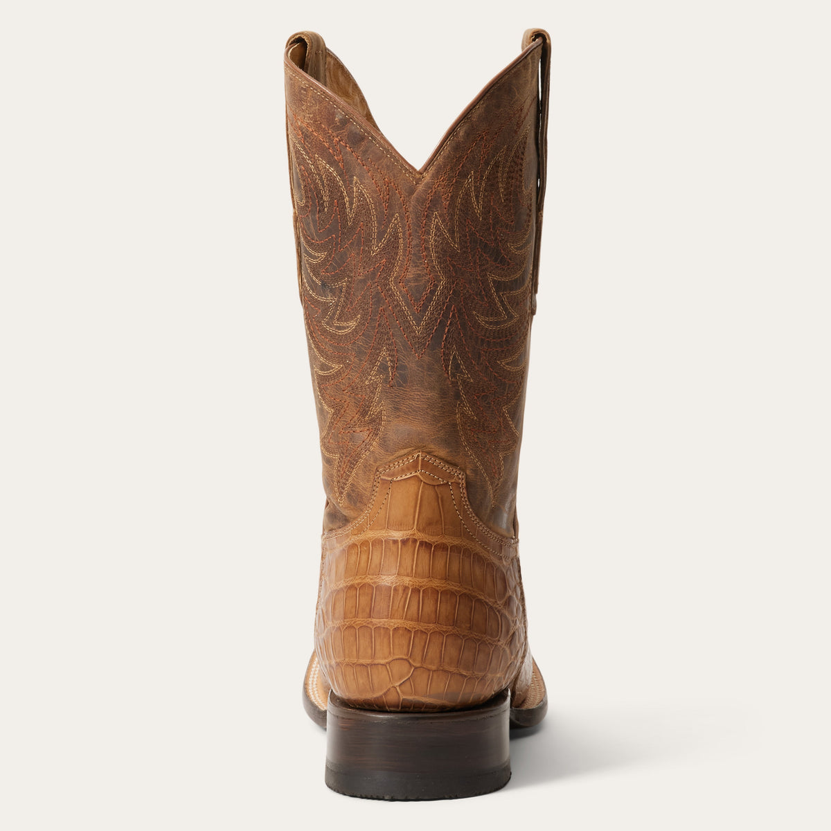 Aces Alligator Boots Tan
