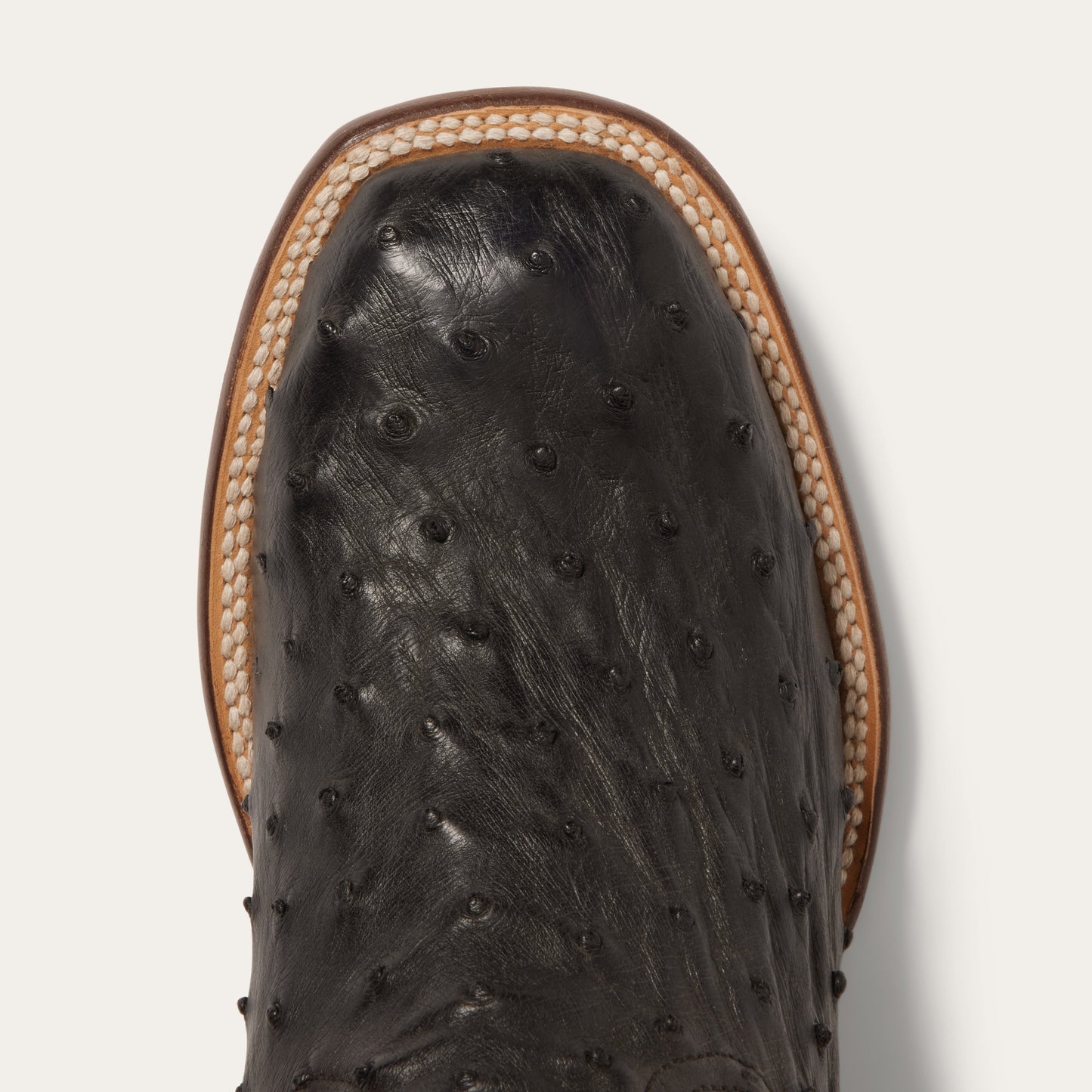 Dillon Ostrich Boots Black