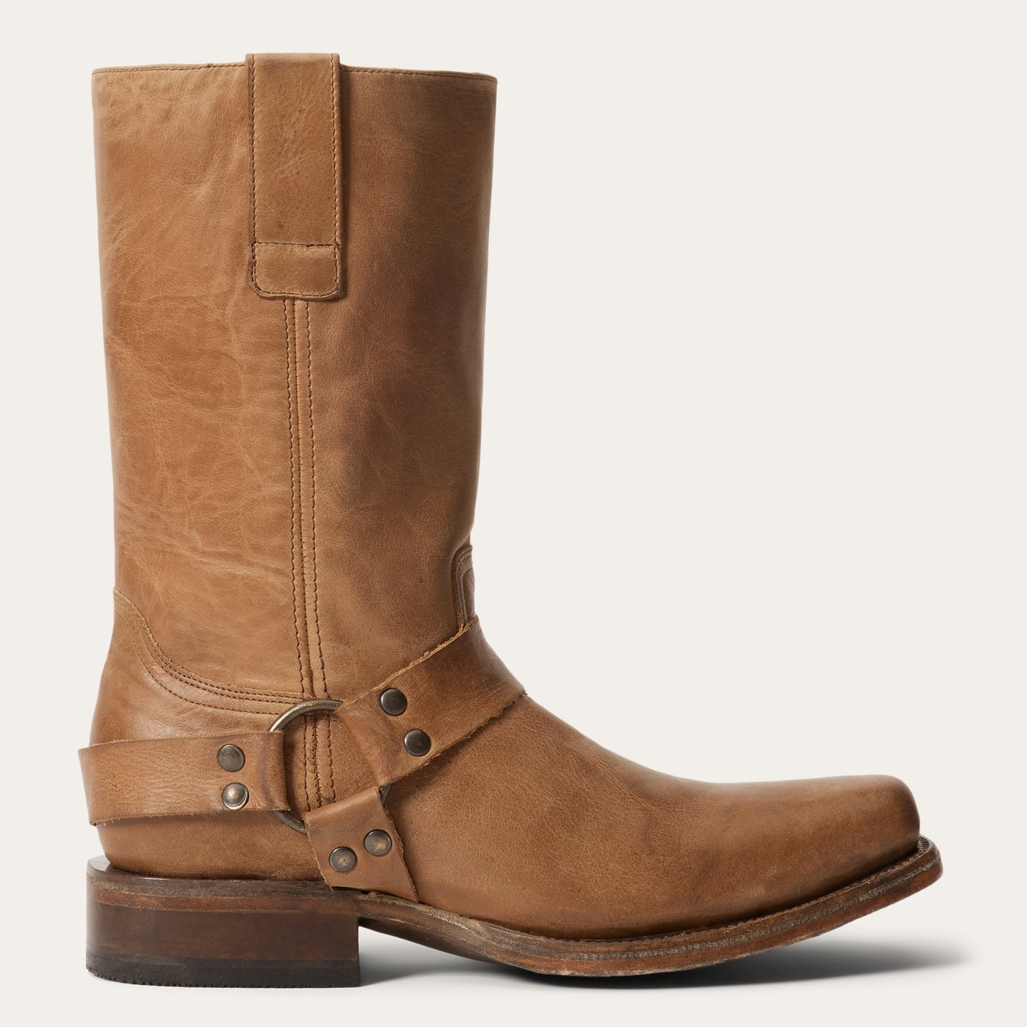 Heritage Harness Boots Burnished Vintage Tan