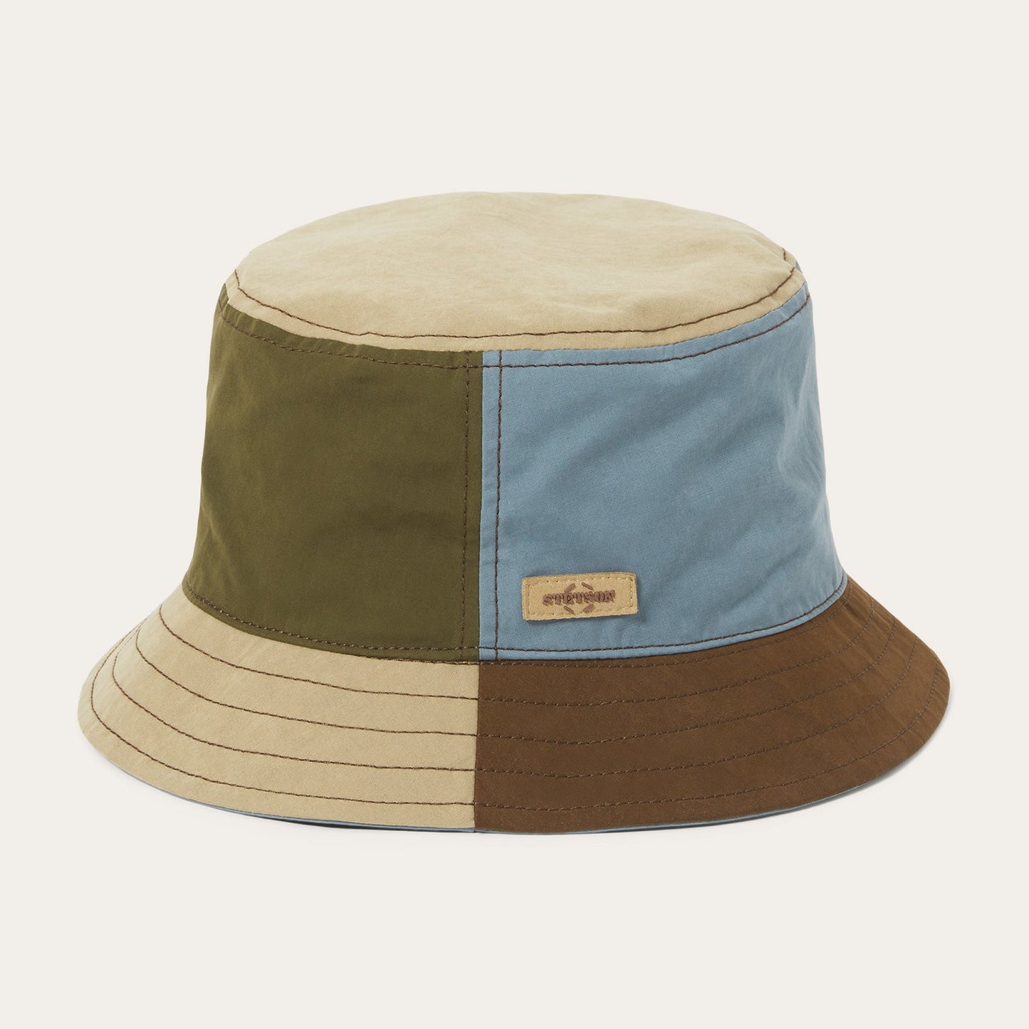 Waxed Cotton Bucket Hat Multi
