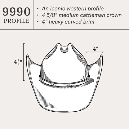 Boss of the Plains 6X Cowboy Hat Black