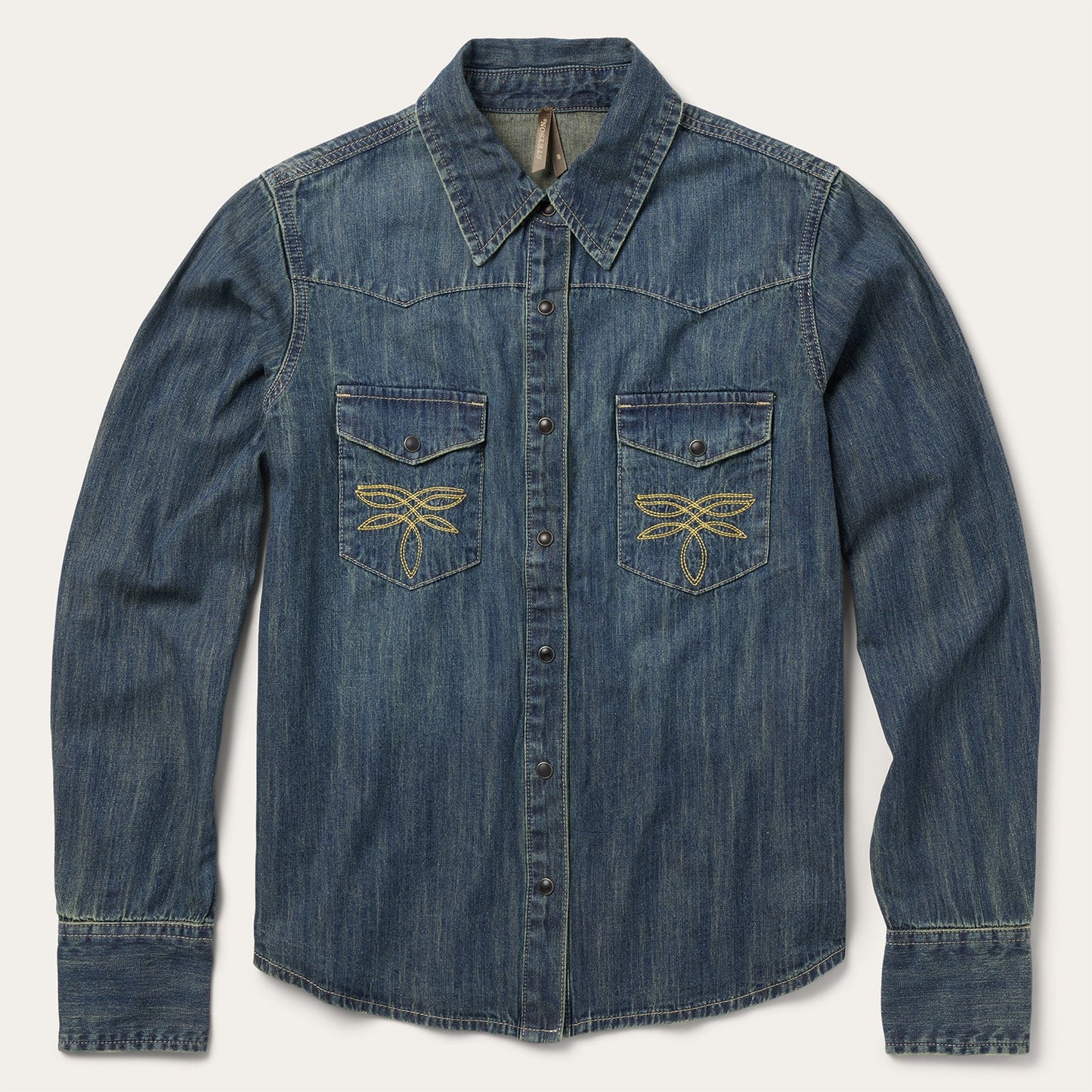 Dirty Denim Boyfriend Fit Shirt Blue
