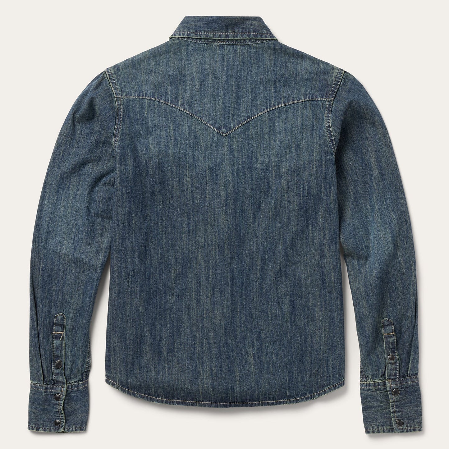 Dirty Denim Boyfriend Fit Shirt Blue