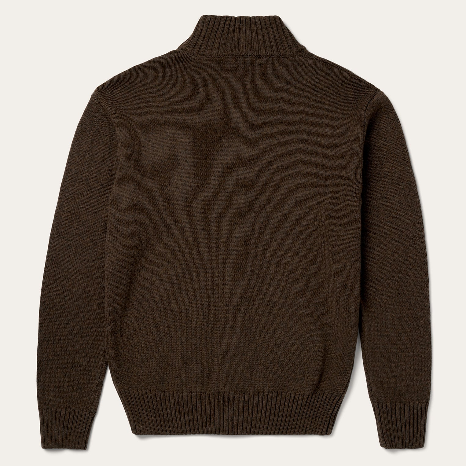 Ombre Border Stripe Cardigan Brown