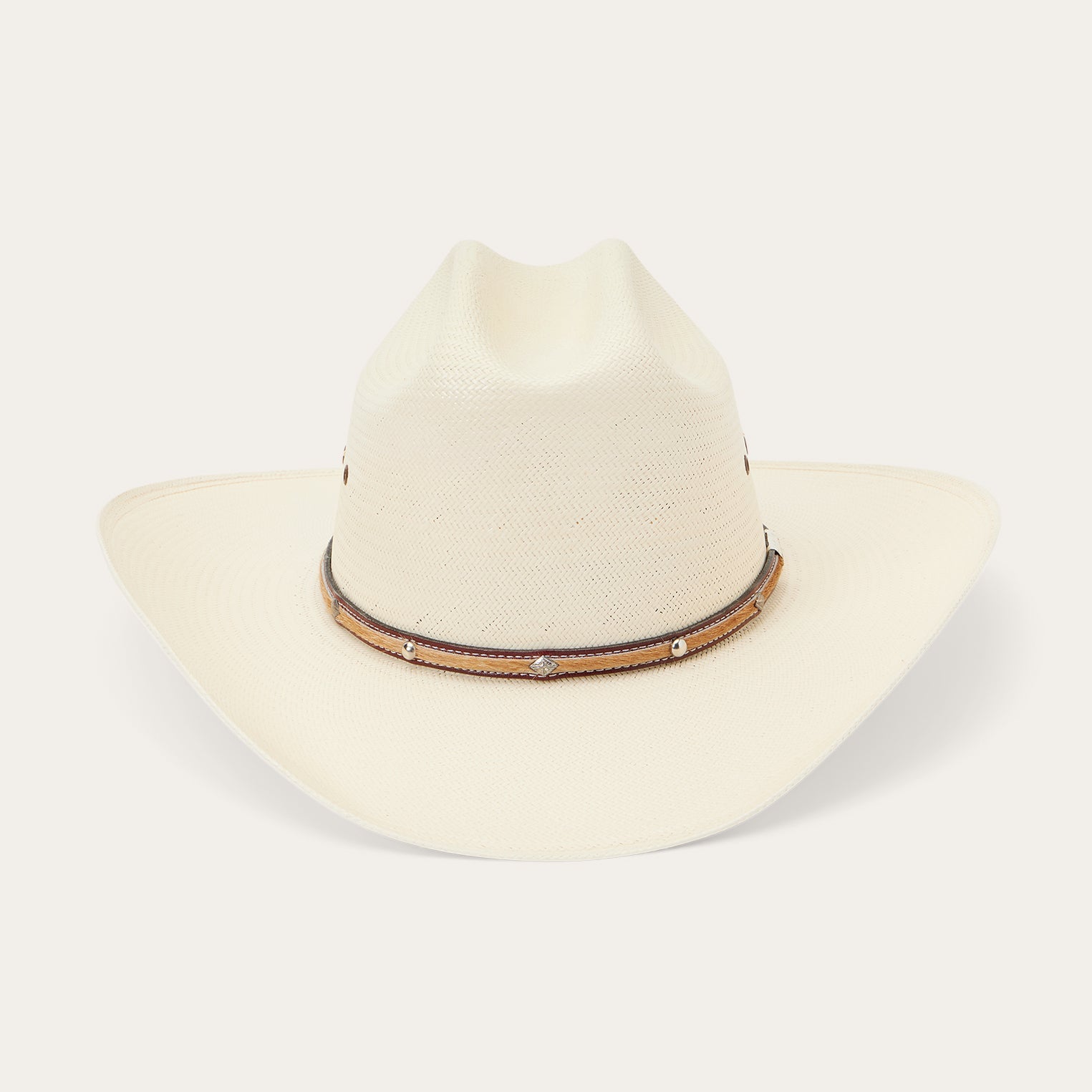 Angus 10X Straw Cowboy Hat Natural