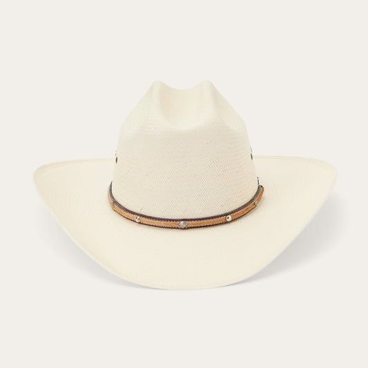 Angus 10X Straw Cowboy Hat Natural