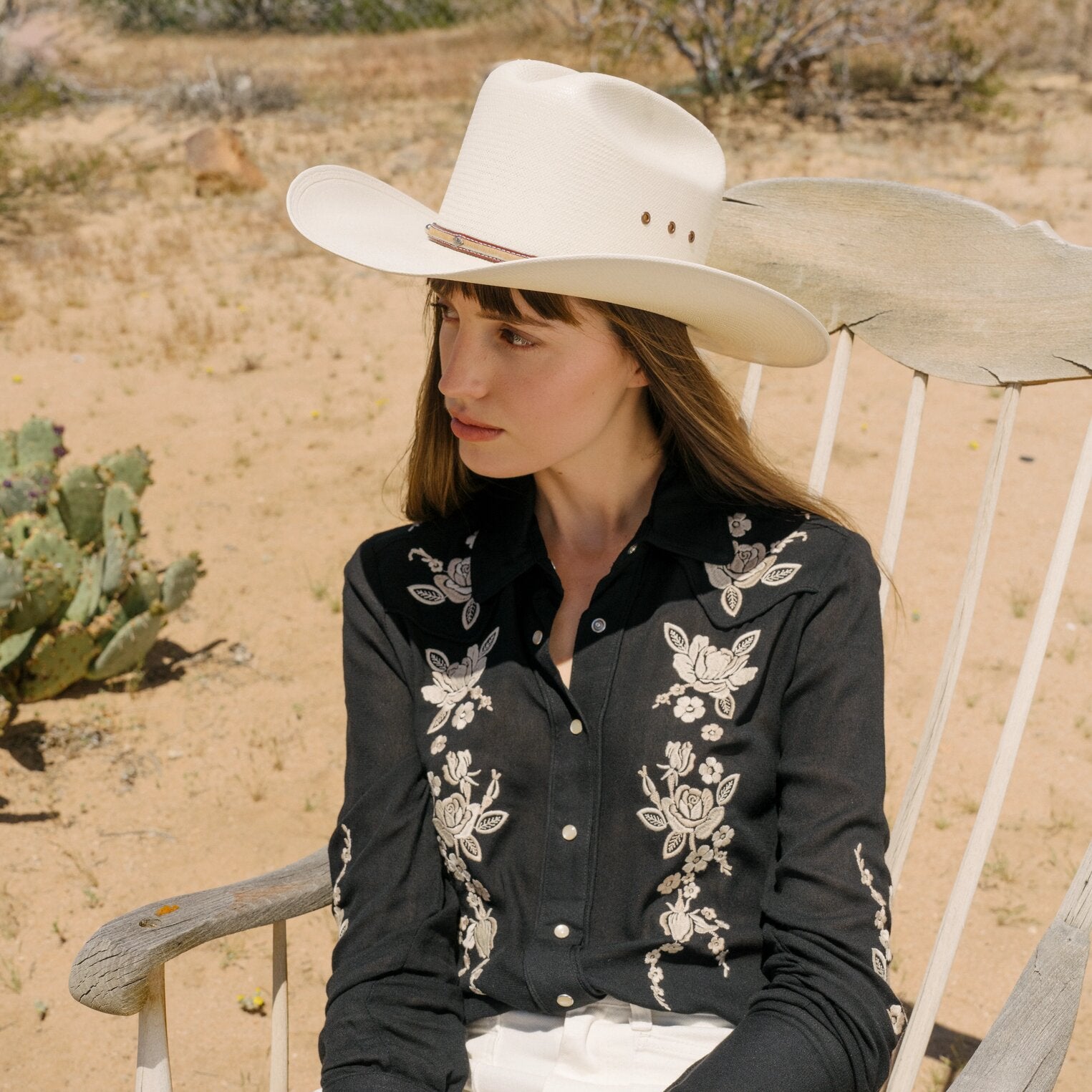 Angus 10X Straw Cowboy Hat Natural