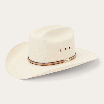 Angus 10X Straw Cowboy Hat Natural