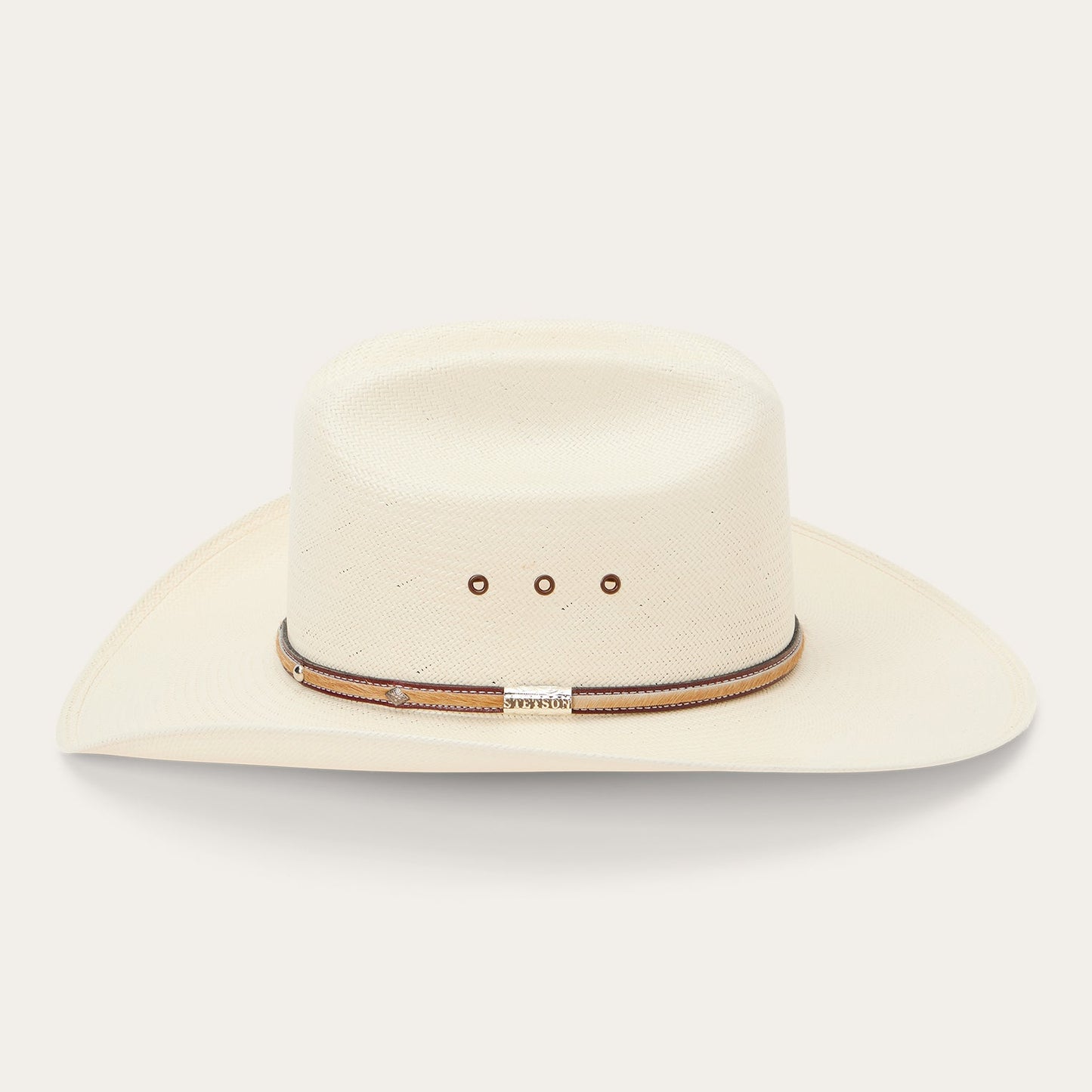 Angus 10X Straw Cowboy Hat Natural