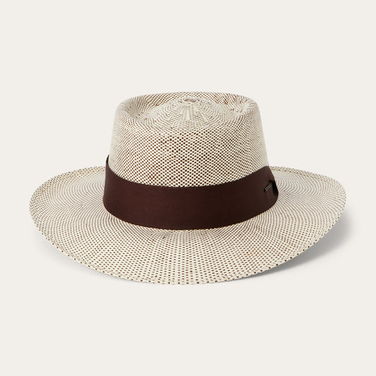 Double Bogey Raffia Straw Hat Natural Brown