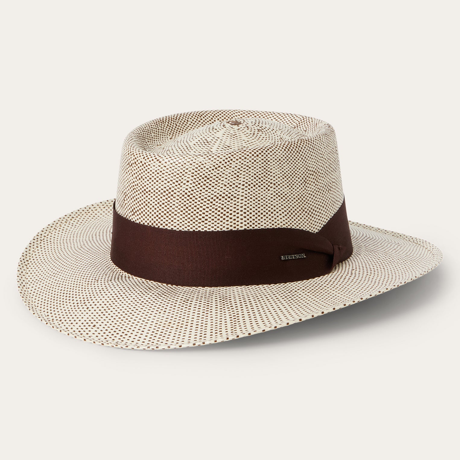 Double Bogey Raffia Straw Hat Natural Brown