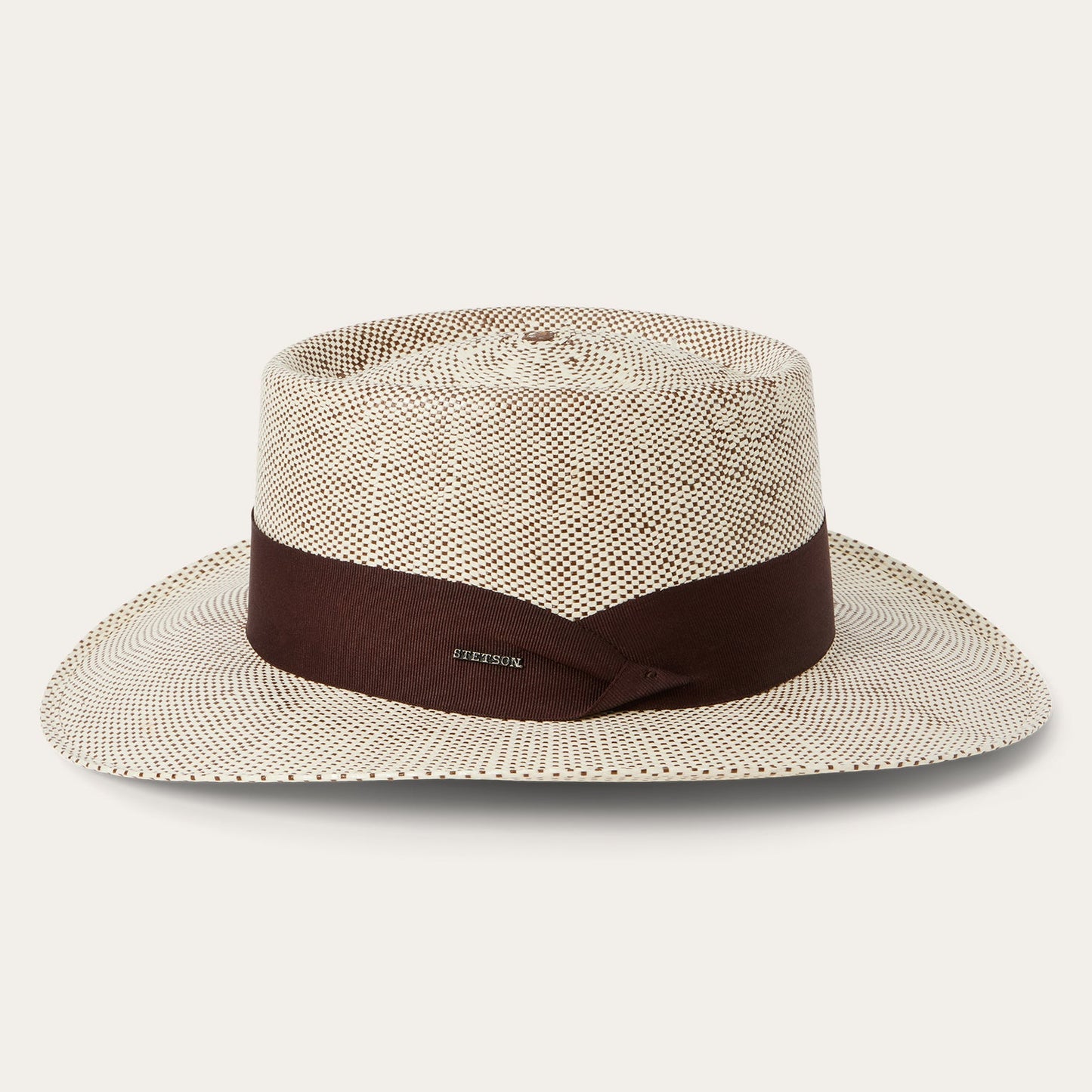 Double Bogey Raffia Straw Hat Natural Brown