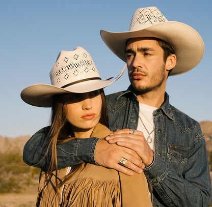 Brookwood 10X Straw Cowboy Hat Natural
