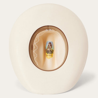 Brookwood 10X Straw Cowboy Hat Natural