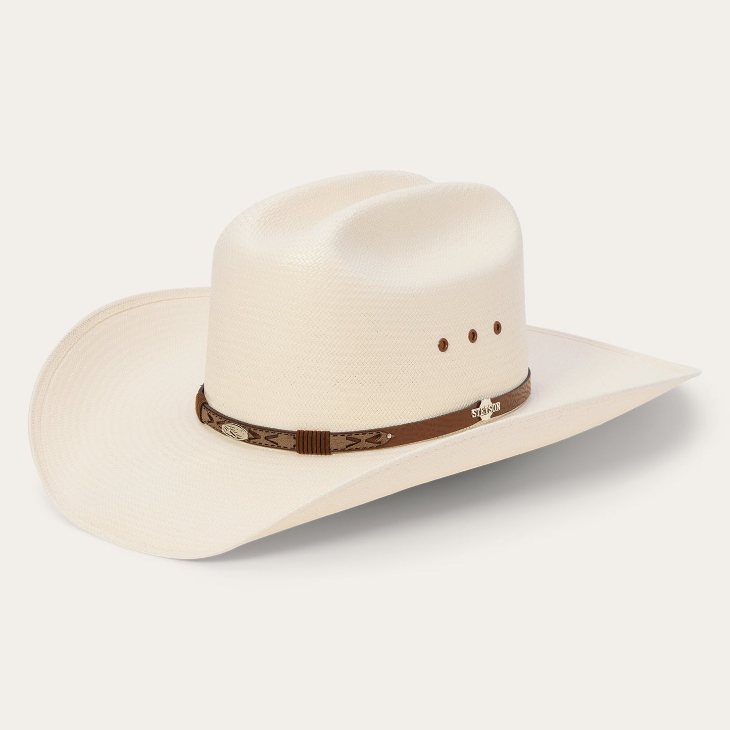 Rodeo 10X Straw Cowboy Hat Natural