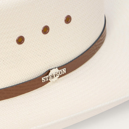 Rodeo 10X Straw Cowboy Hat Natural