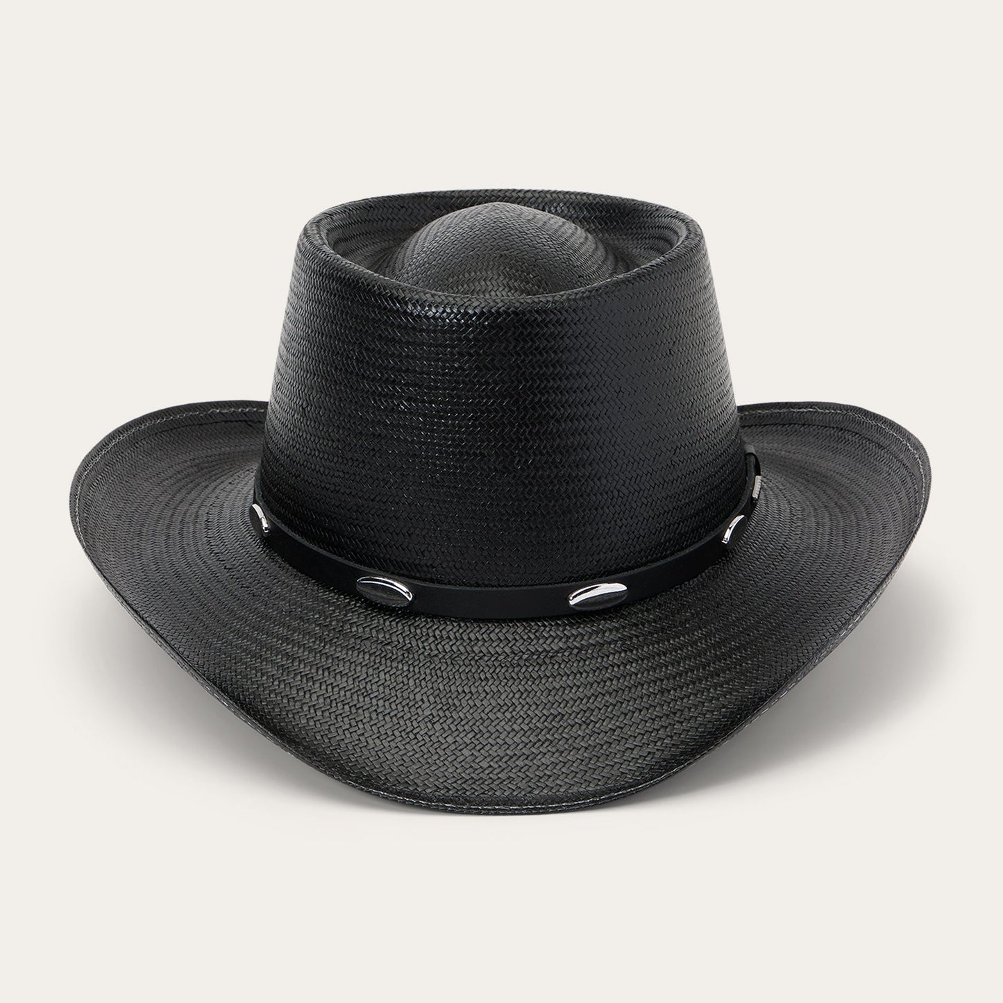 Royal Flush 10X Straw Cowboy Hat Black