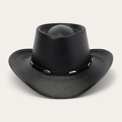 Royal Flush 10X Straw Cowboy Hat Black