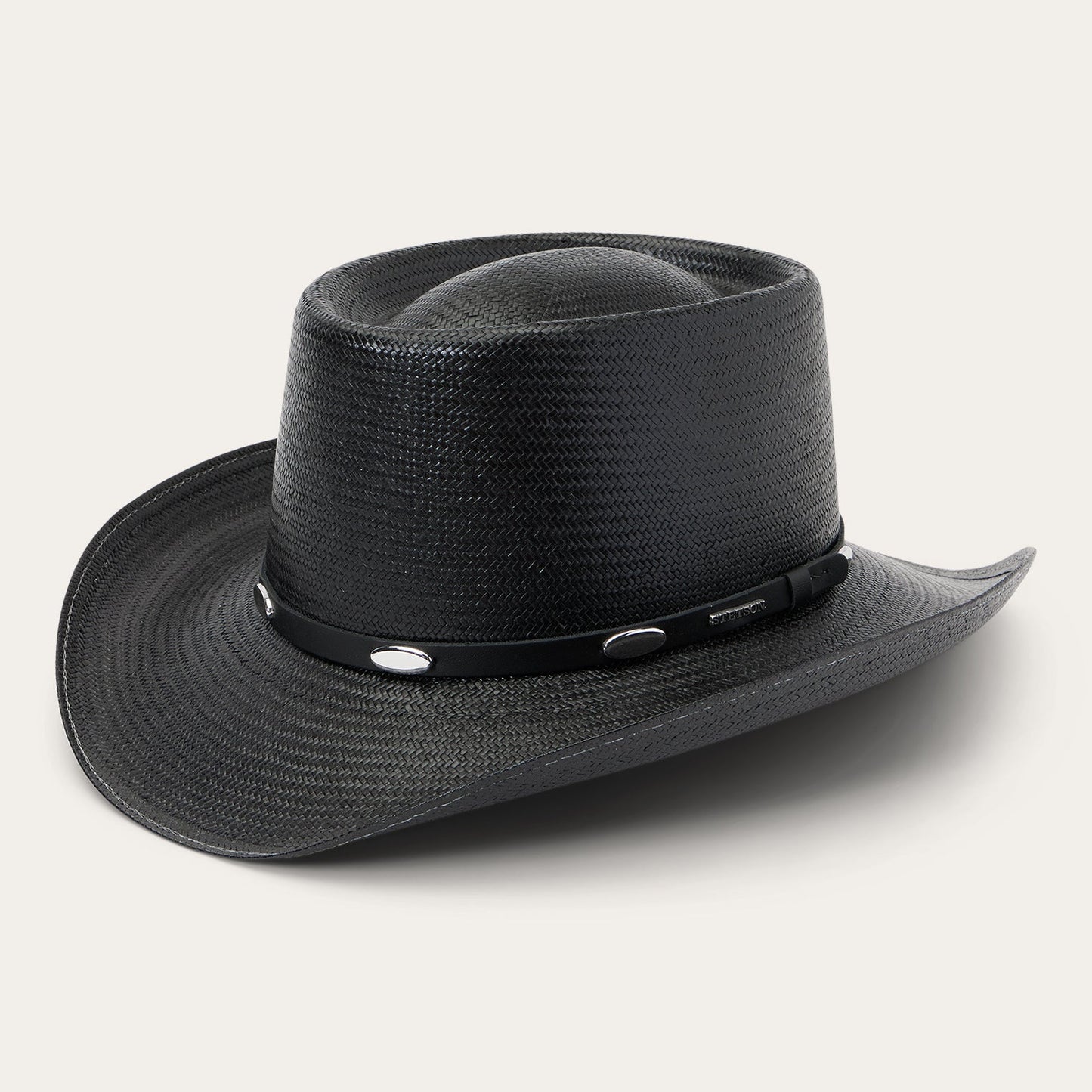Royal Flush 10X Straw Cowboy Hat Black