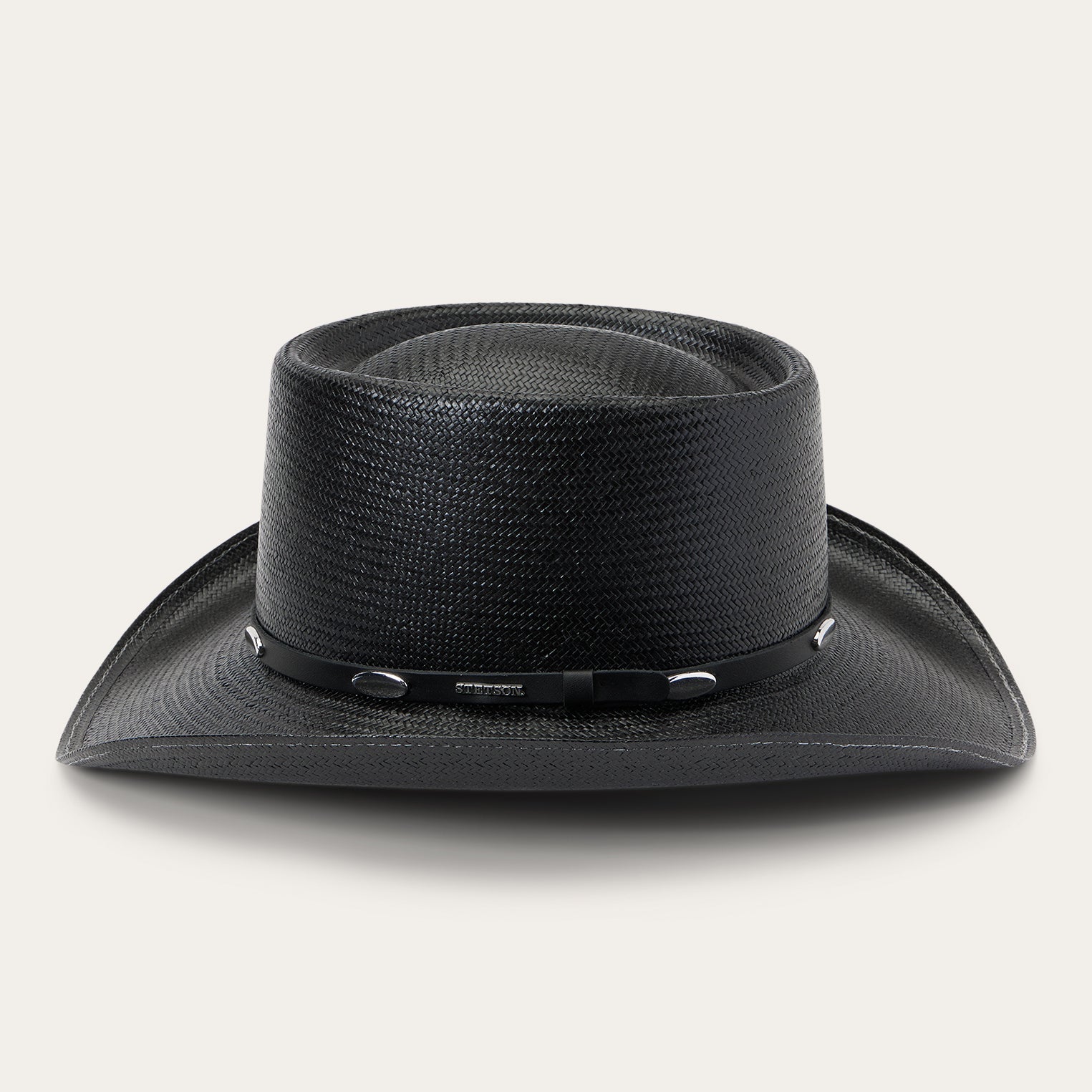 Royal Flush 10X Straw Cowboy Hat Black