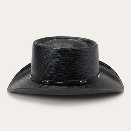 Royal Flush 10X Straw Cowboy Hat Black
