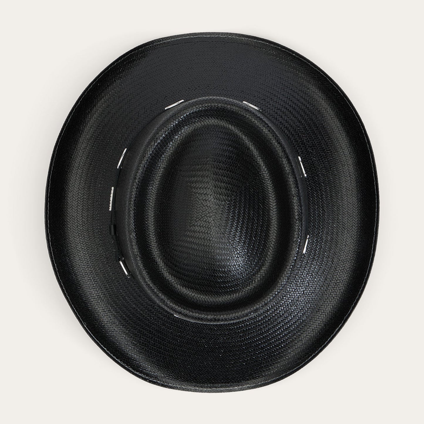Royal Flush 10X Straw Cowboy Hat Black