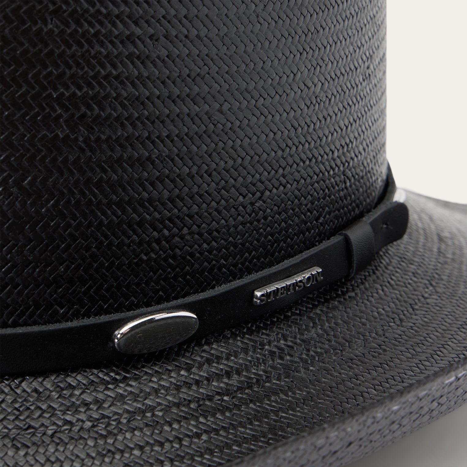 Royal Flush 10X Straw Cowboy Hat Black