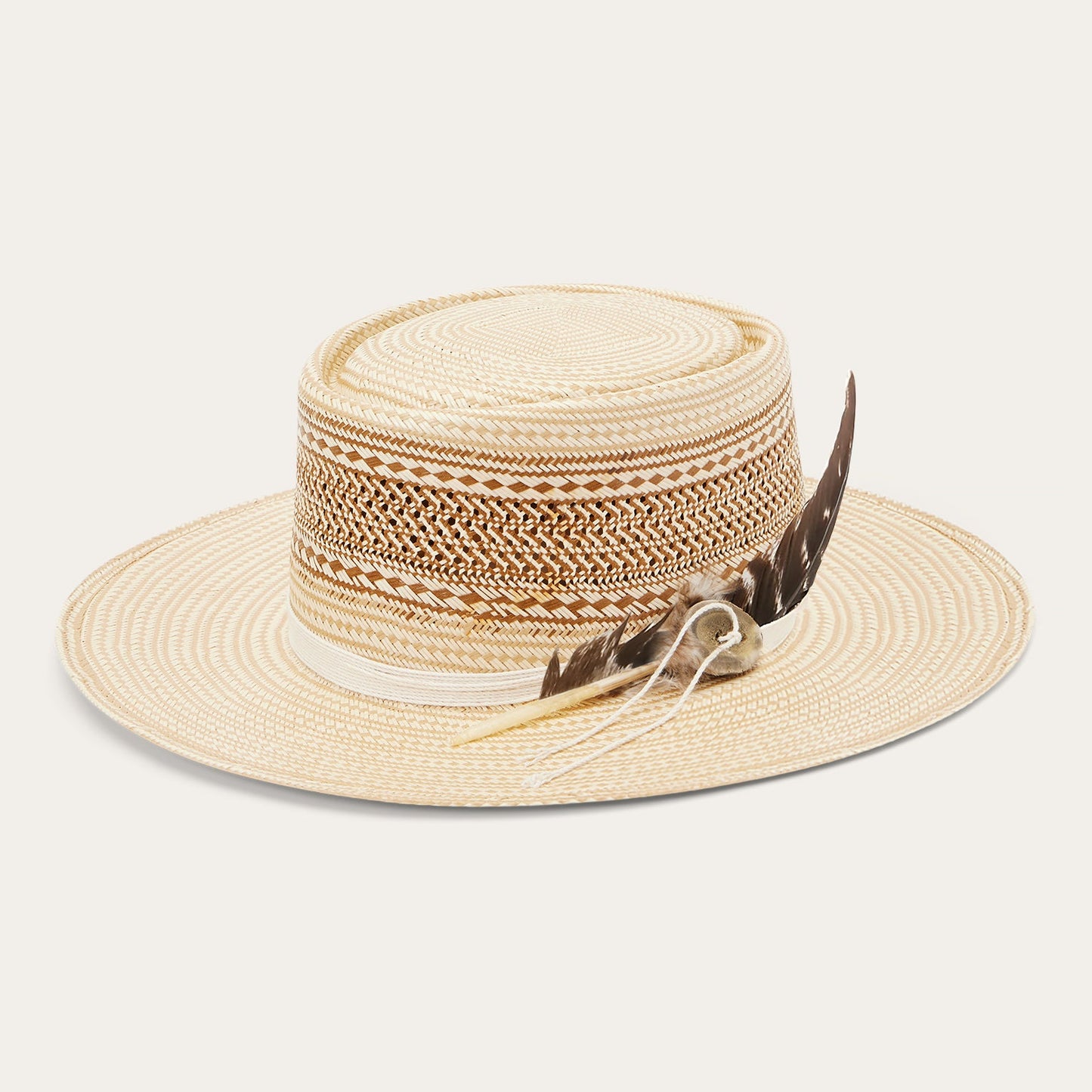 Batterson Straw Hat Natural/Tan