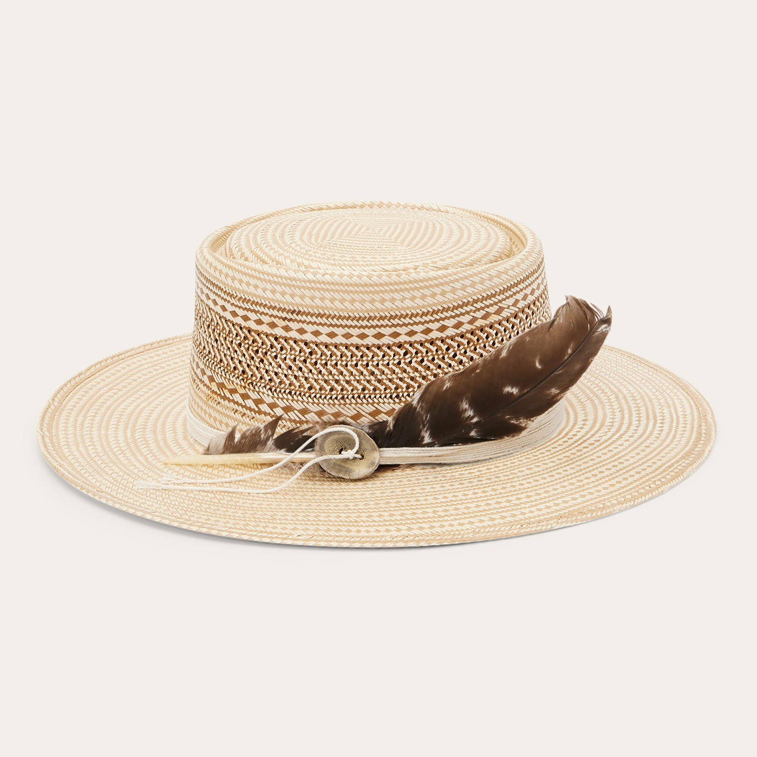 Batterson Straw Hat Natural/Tan