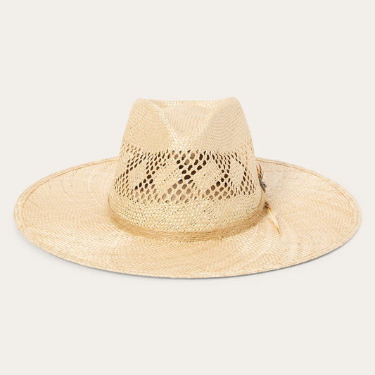 Chorus Straw Flat Brim Hat Natural