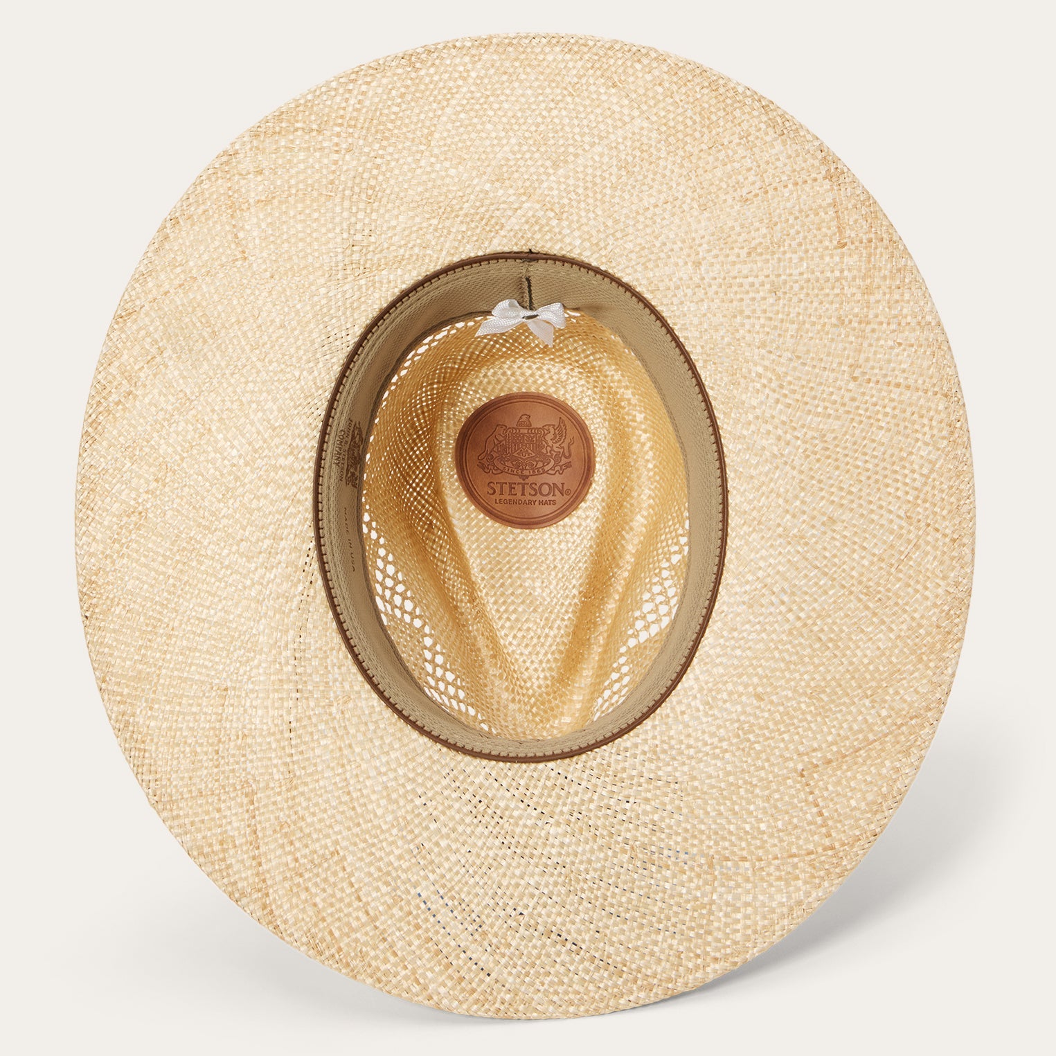 Chorus Straw Flat Brim Hat Natural